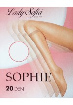 4 Pairs SOPHIE Sheer Knee High Pop Socks 20 Denier Matt Finish